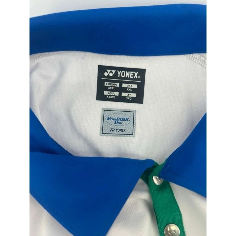 Yonex Tennis Polo Shirt‎ White 75th Anniversary Size XXL Limited Edition Rare